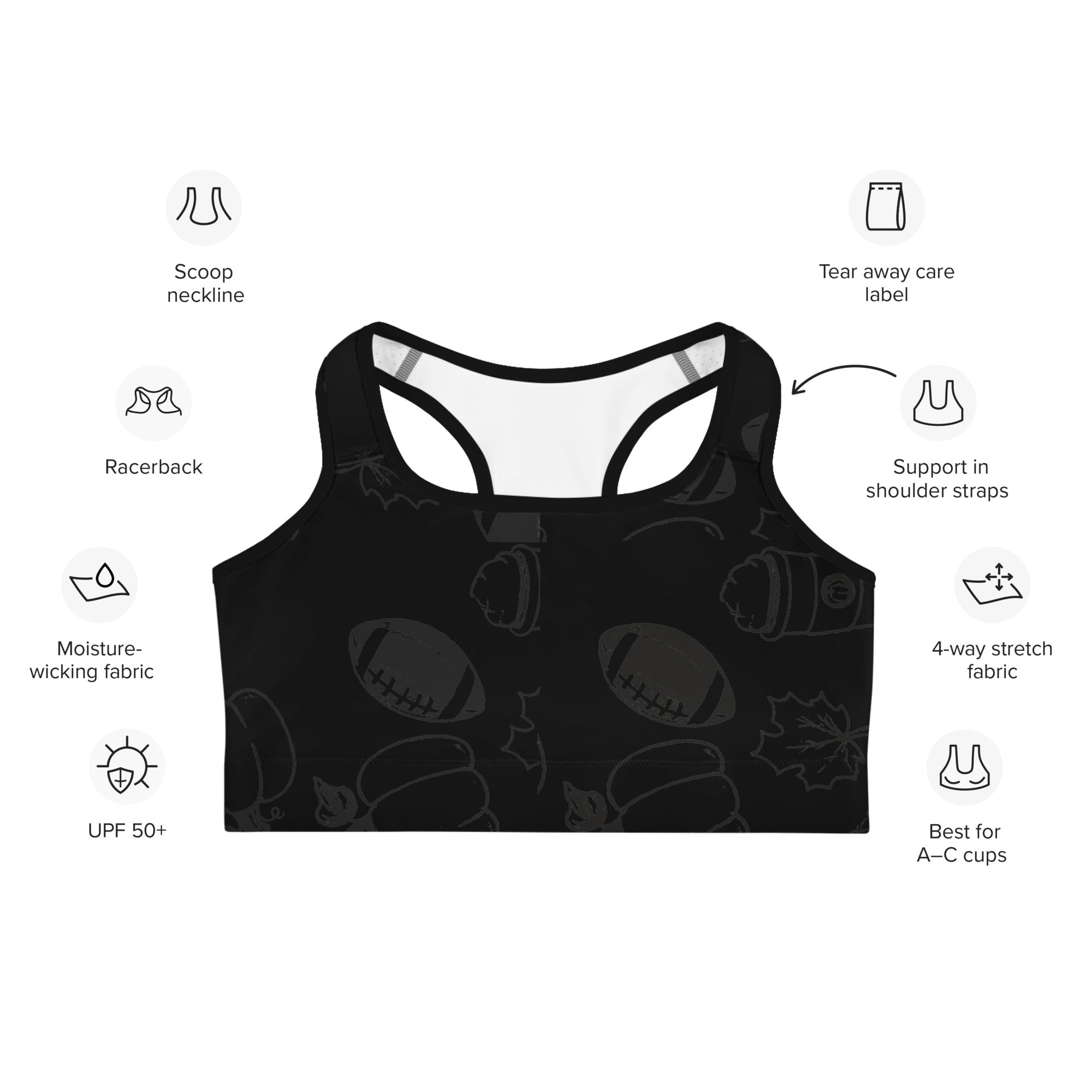 Fall Essentials Sports Bra
