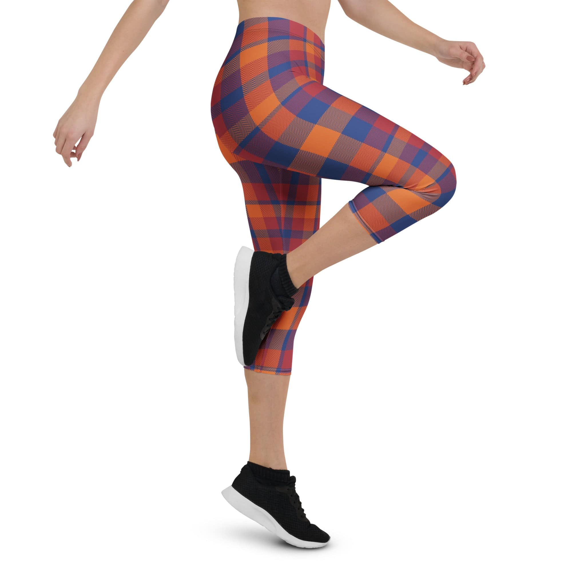 Fall Plaid Capris