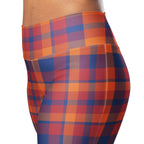 Fall Plaid Flare Leggings