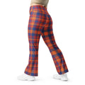 Fall Plaid Flare Leggings