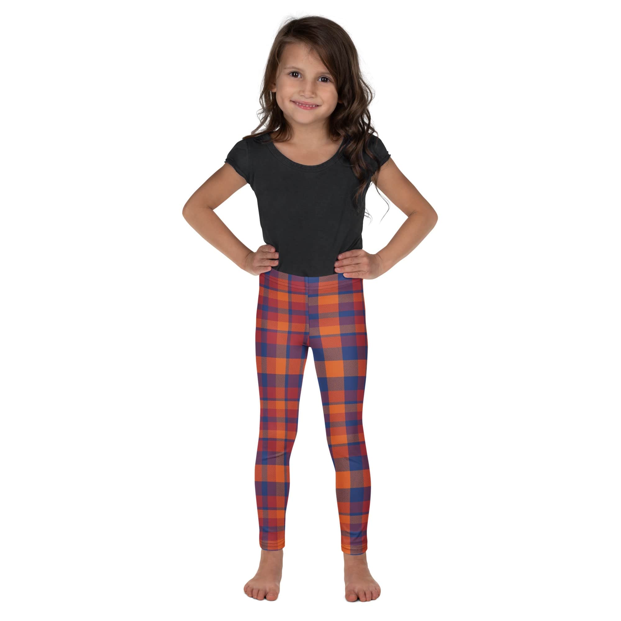 Fall Plaid Kid's Leggings