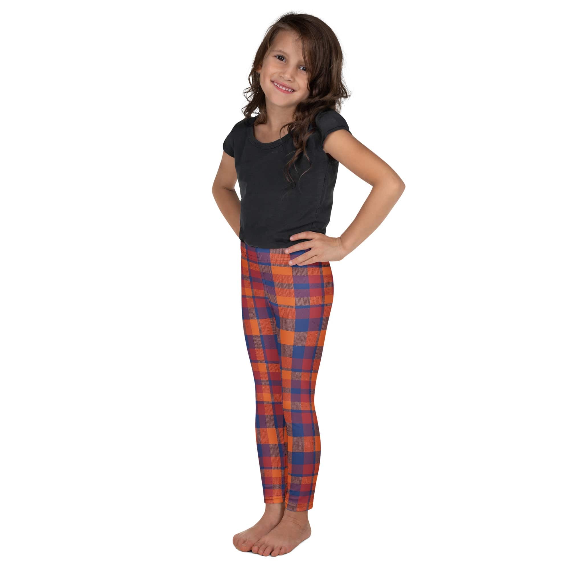 Fall Plaid Kid's Leggings