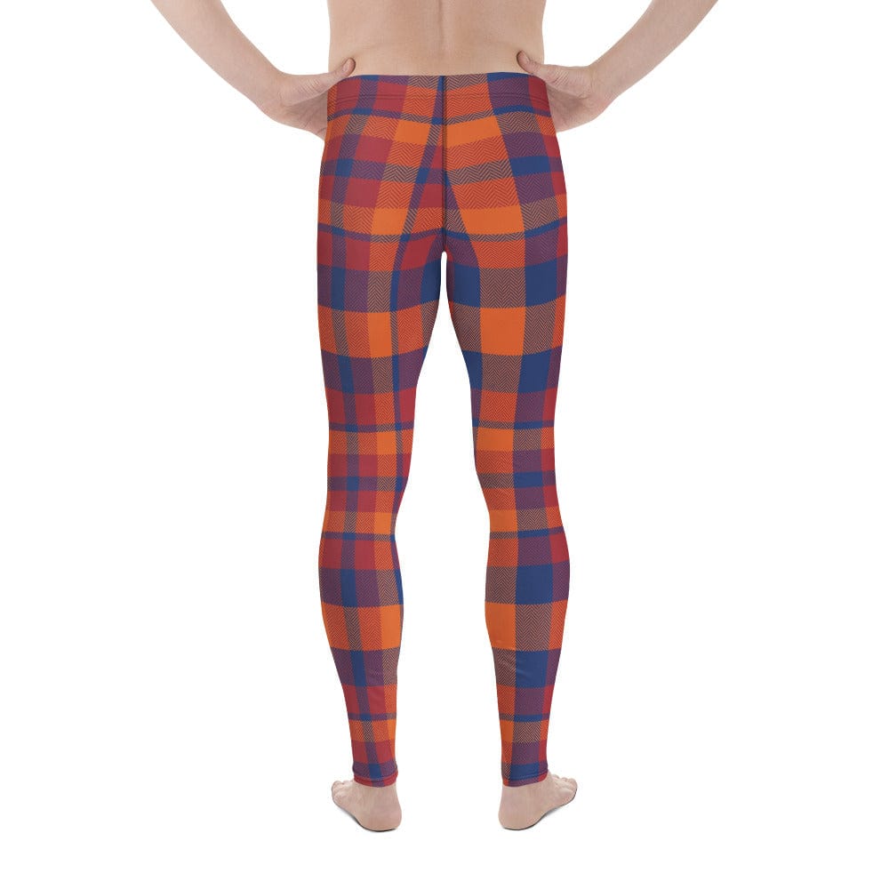 Fall Plaid Men's Leggings