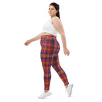 Fall Plaid Plus Size Leggings