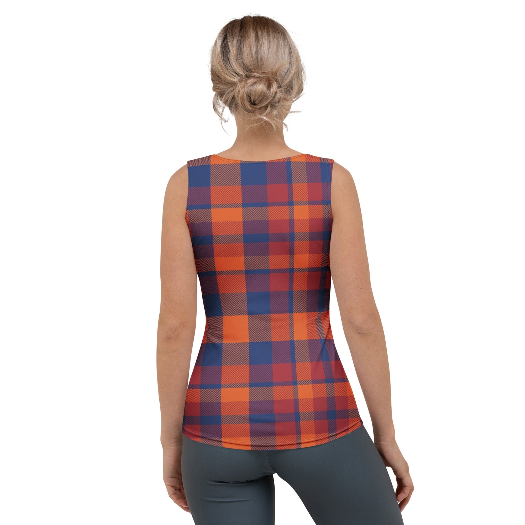 Fall Plaid Tank Top