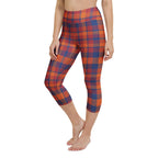Fall Plaid Yoga Capris