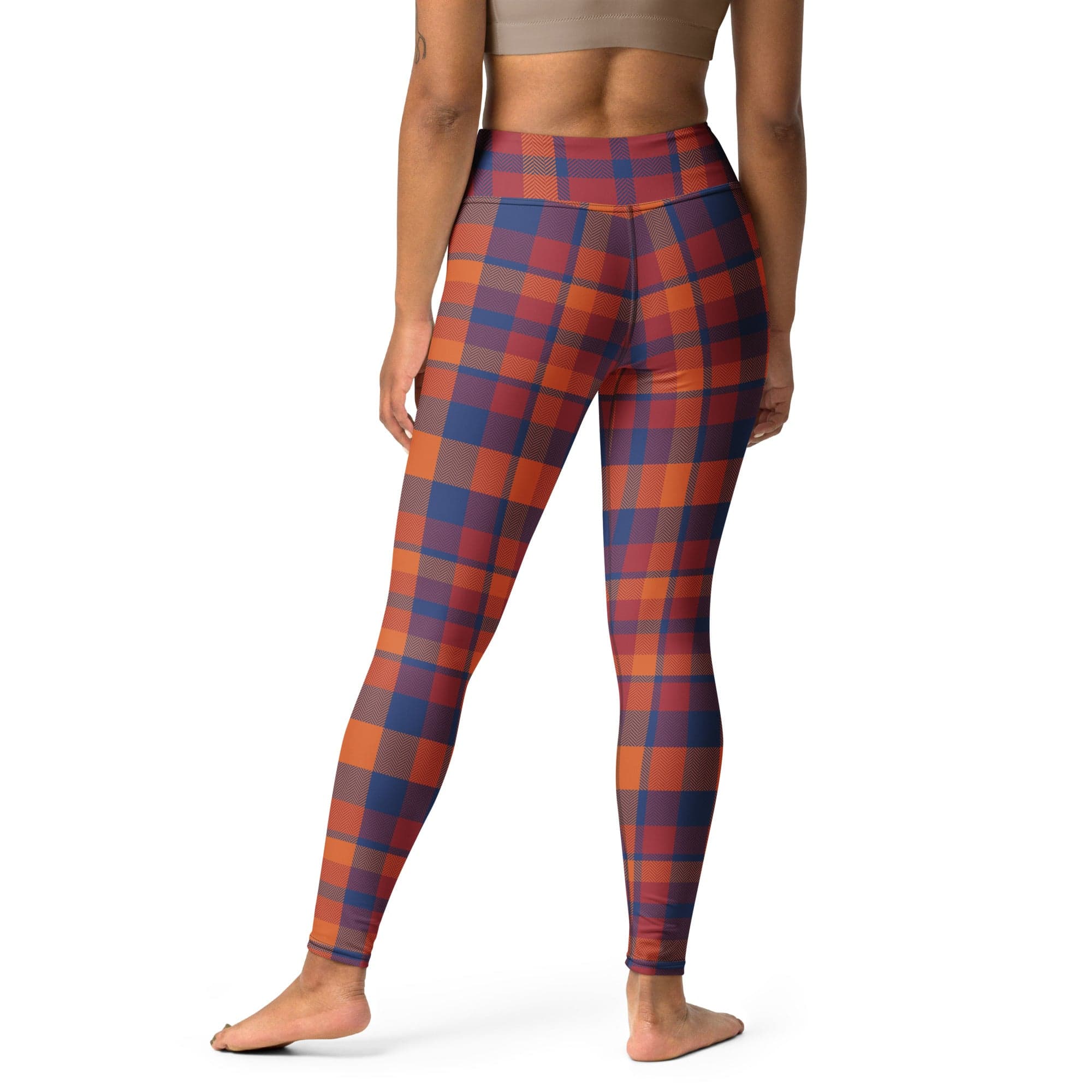 Fall Plaid Yoga Leggings