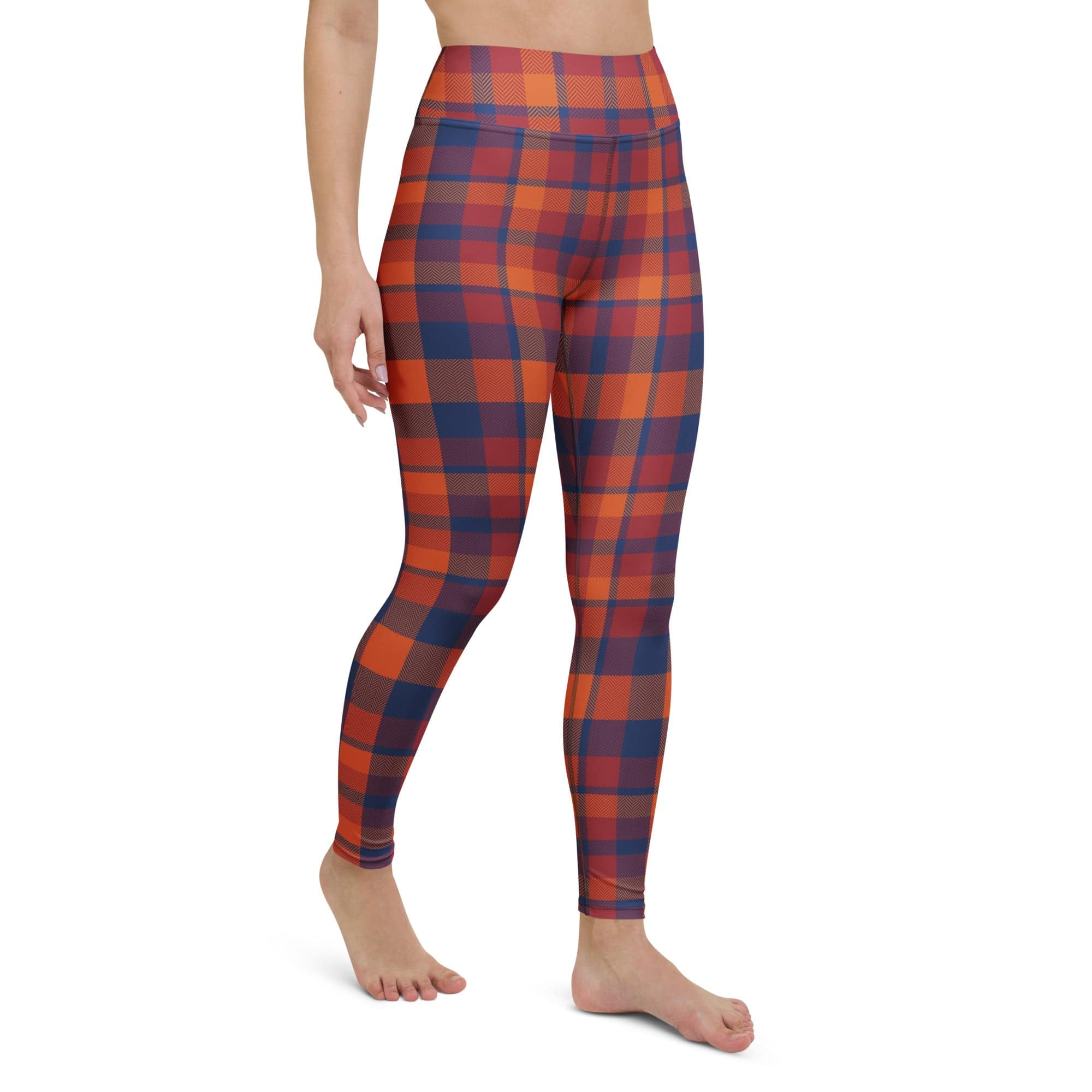 Fall Plaid Yoga Leggings