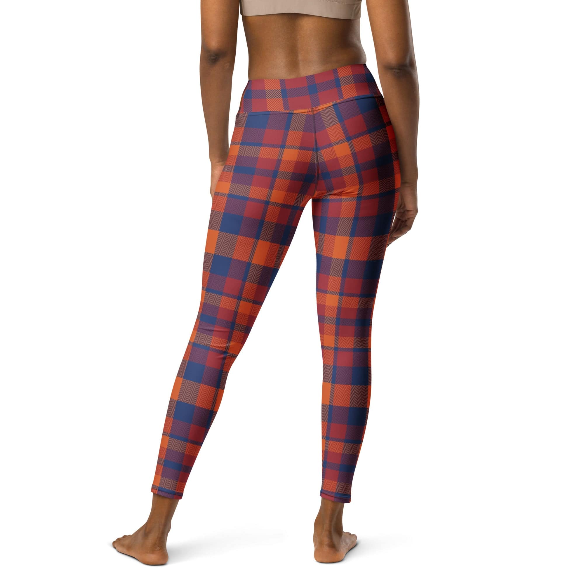 Fall Plaid Yoga Leggings
