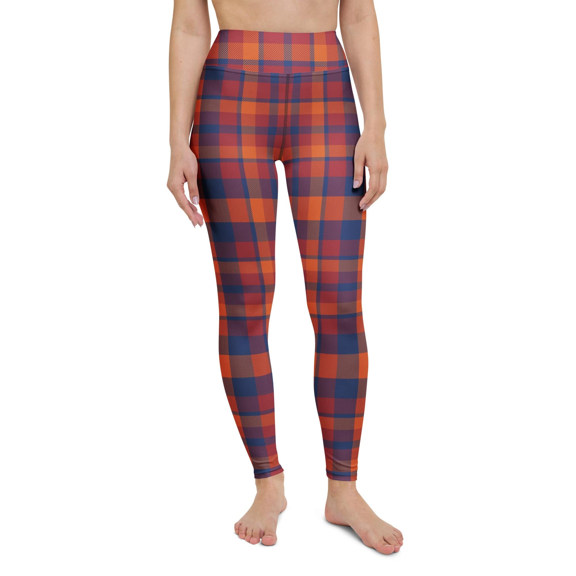 Fall Plaid Yoga Leggings