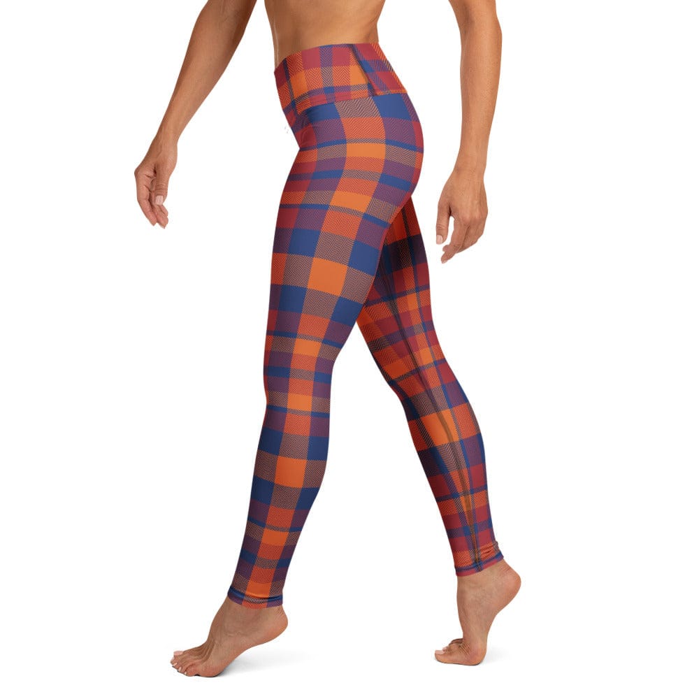 Fall Plaid Yoga Leggings
