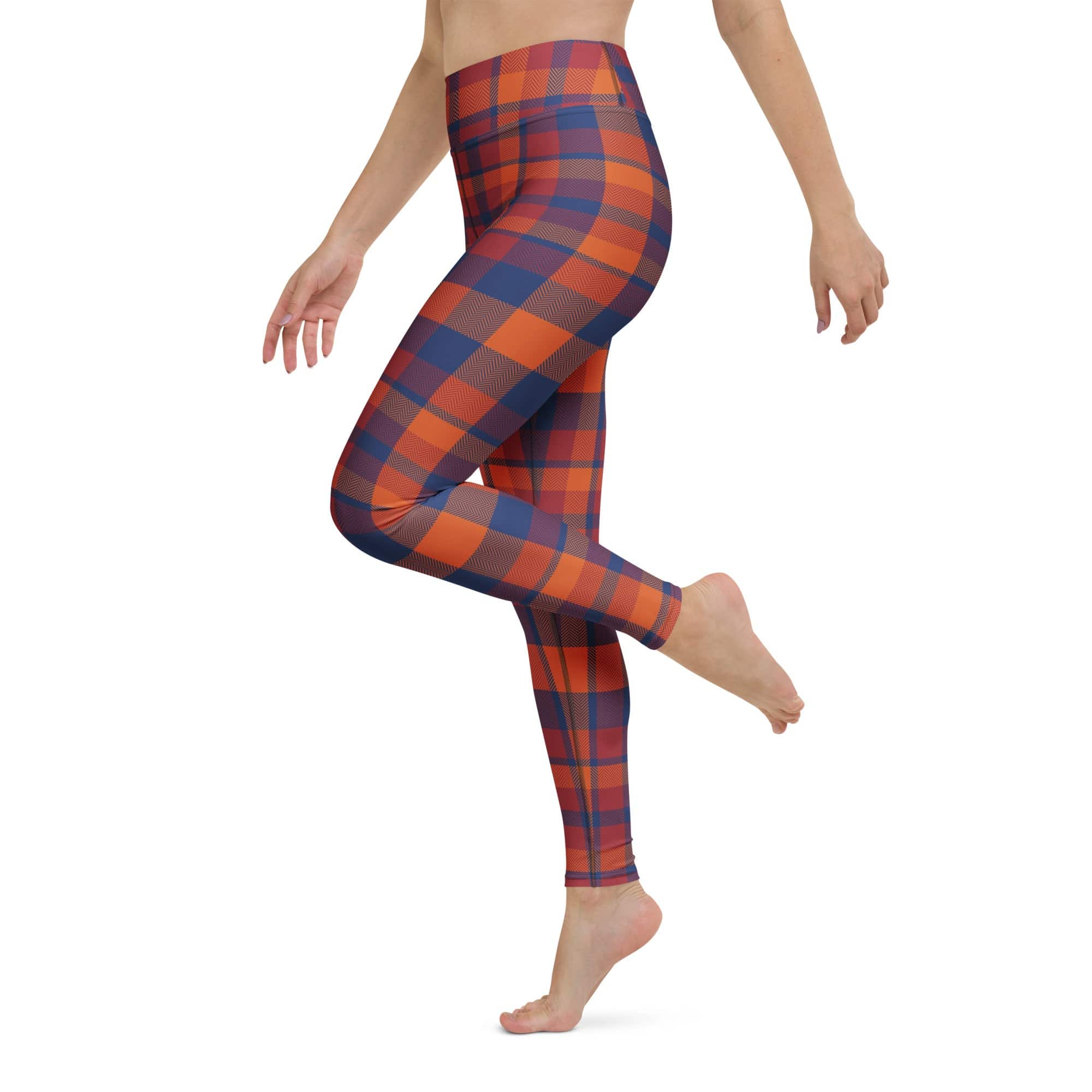 Fall Plaid Yoga Leggings