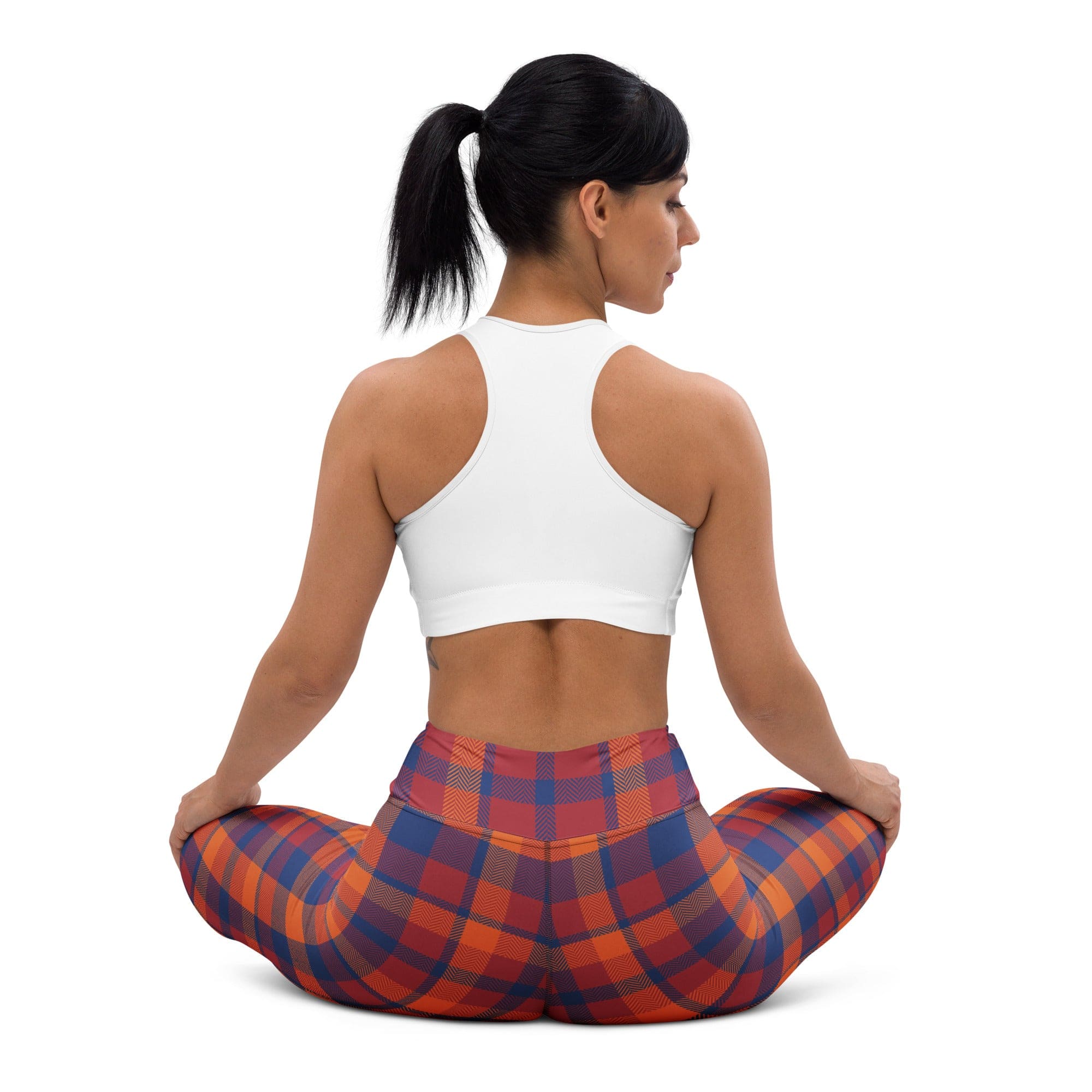 Fall Plaid Yoga Leggings