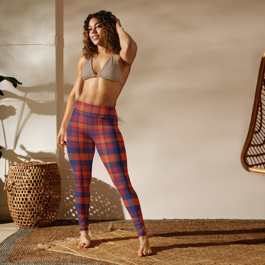 Fall Plaid Yoga Leggings