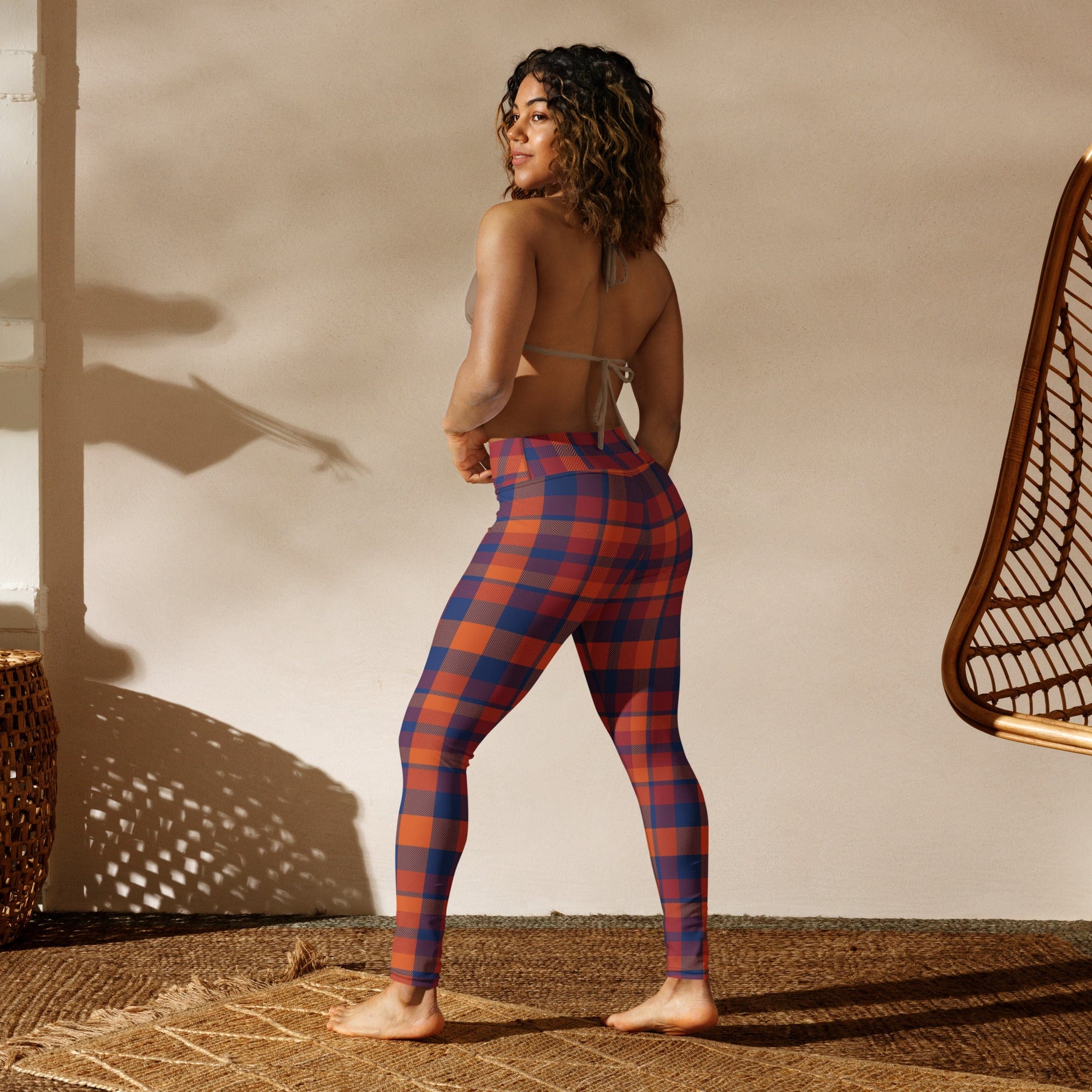 Fall Plaid Yoga Leggings