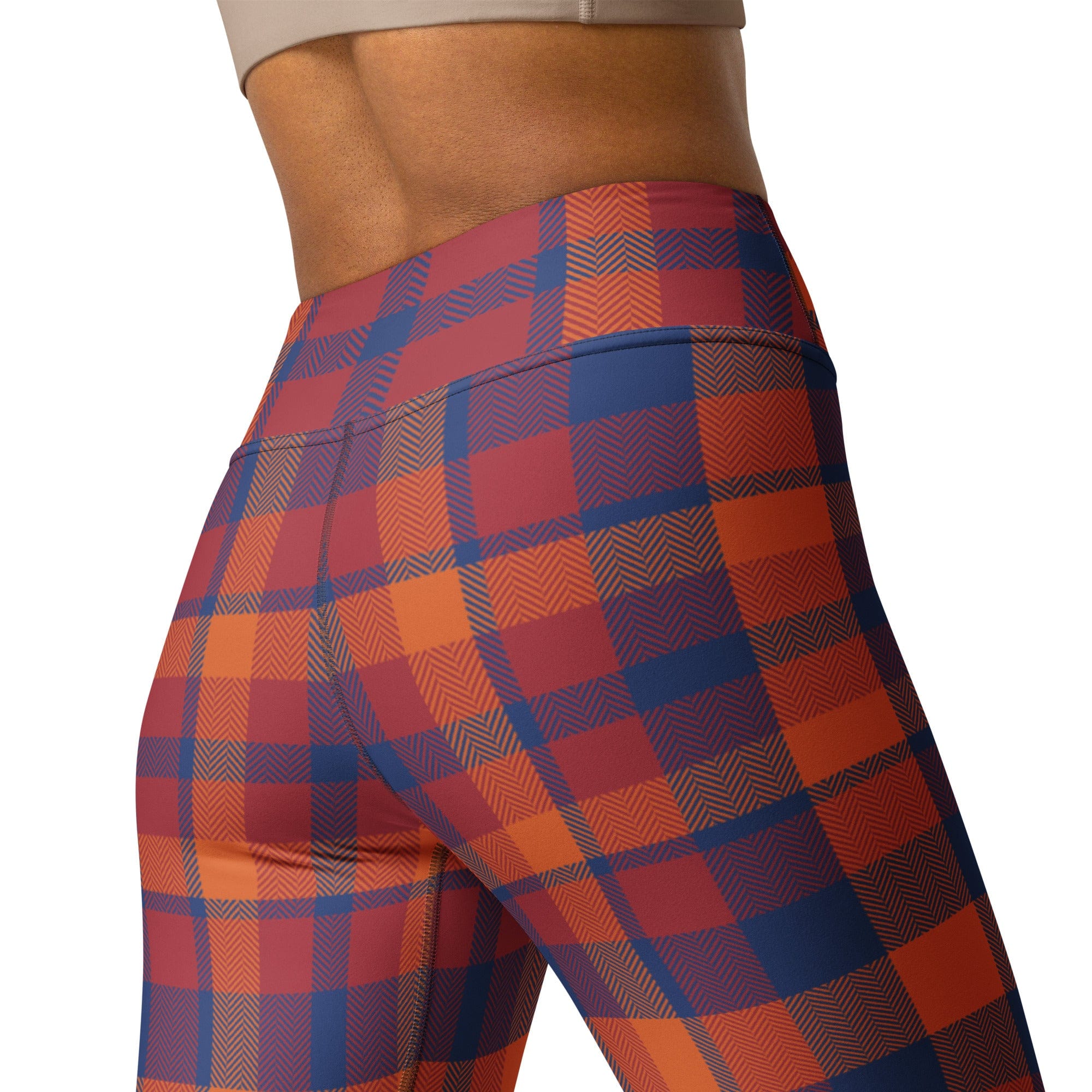 Fall Plaid Yoga Leggings