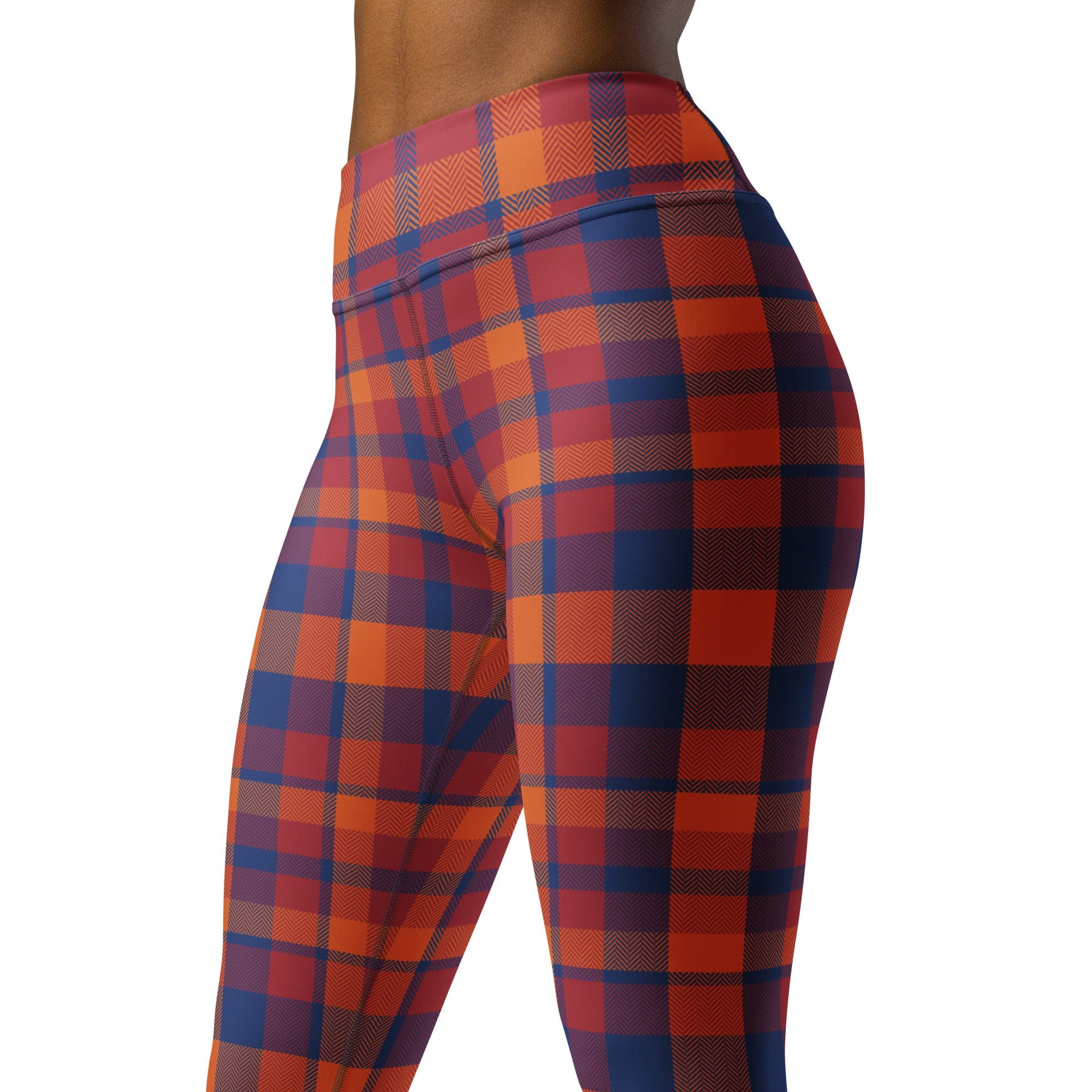 Fall Plaid Yoga Leggings