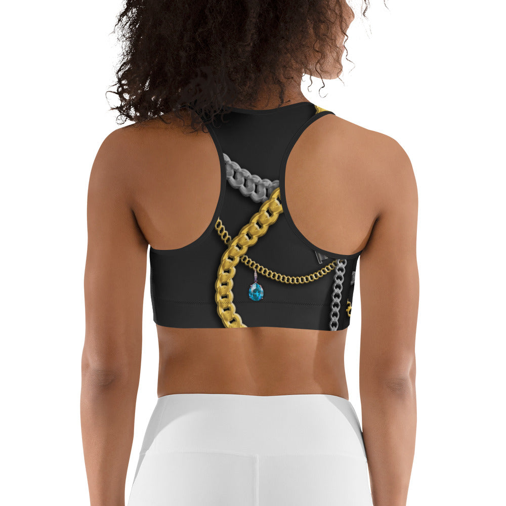 Fancy Chains Sports Bra