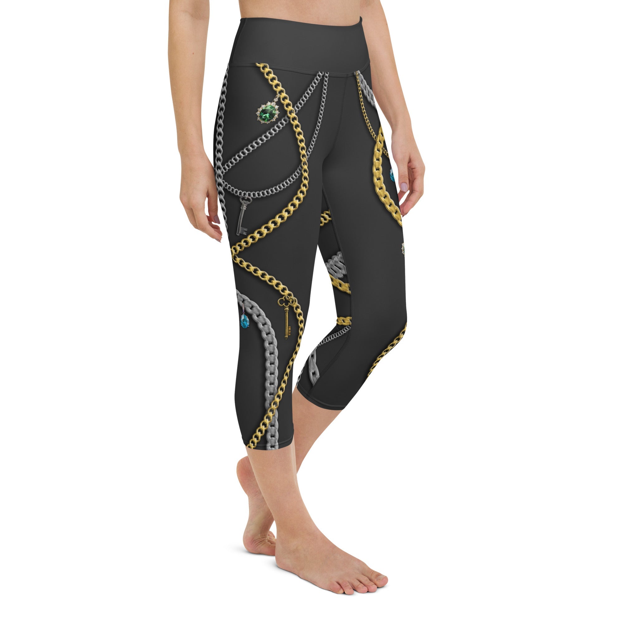 Fancy Chains Yoga Capris