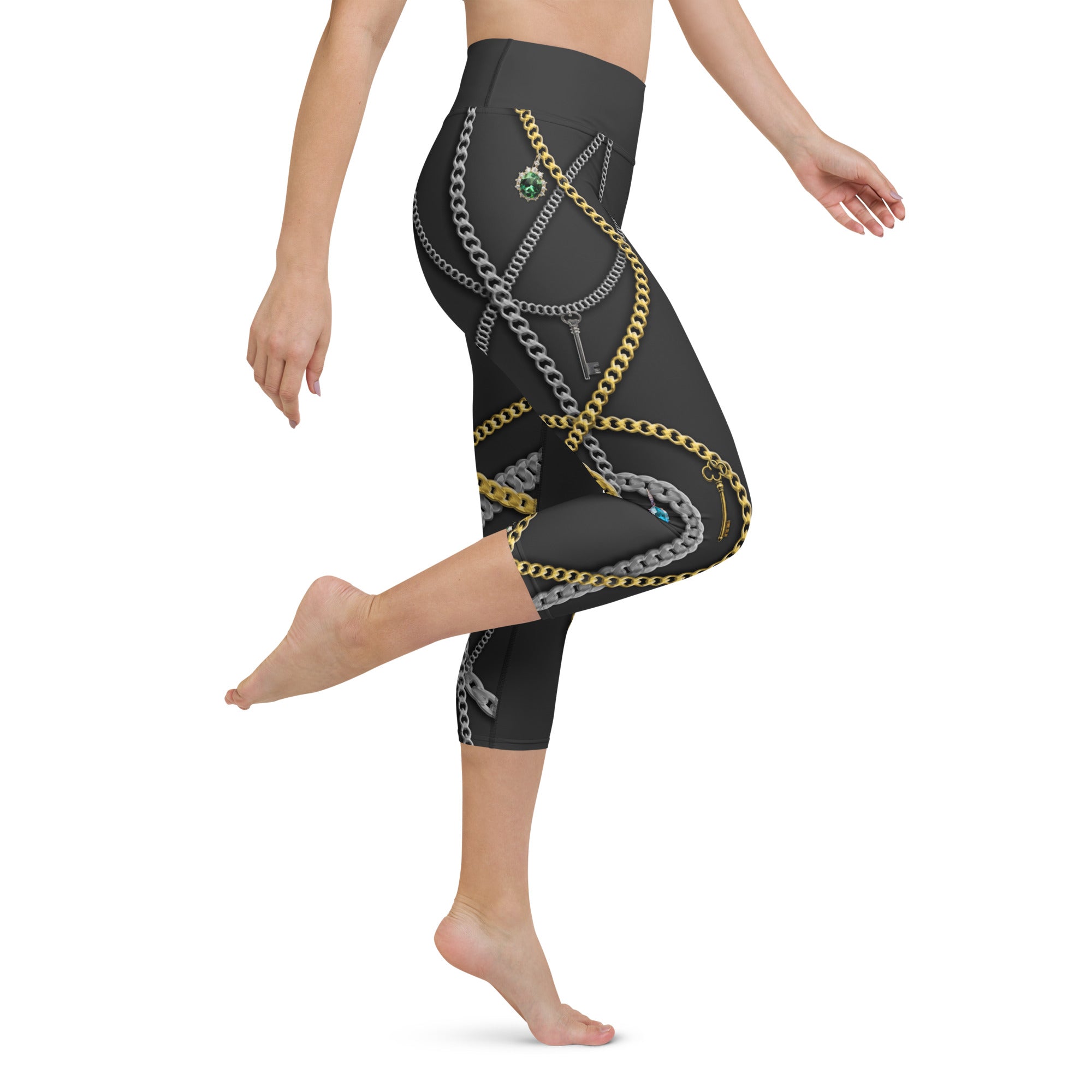 Fancy Chains Yoga Capris