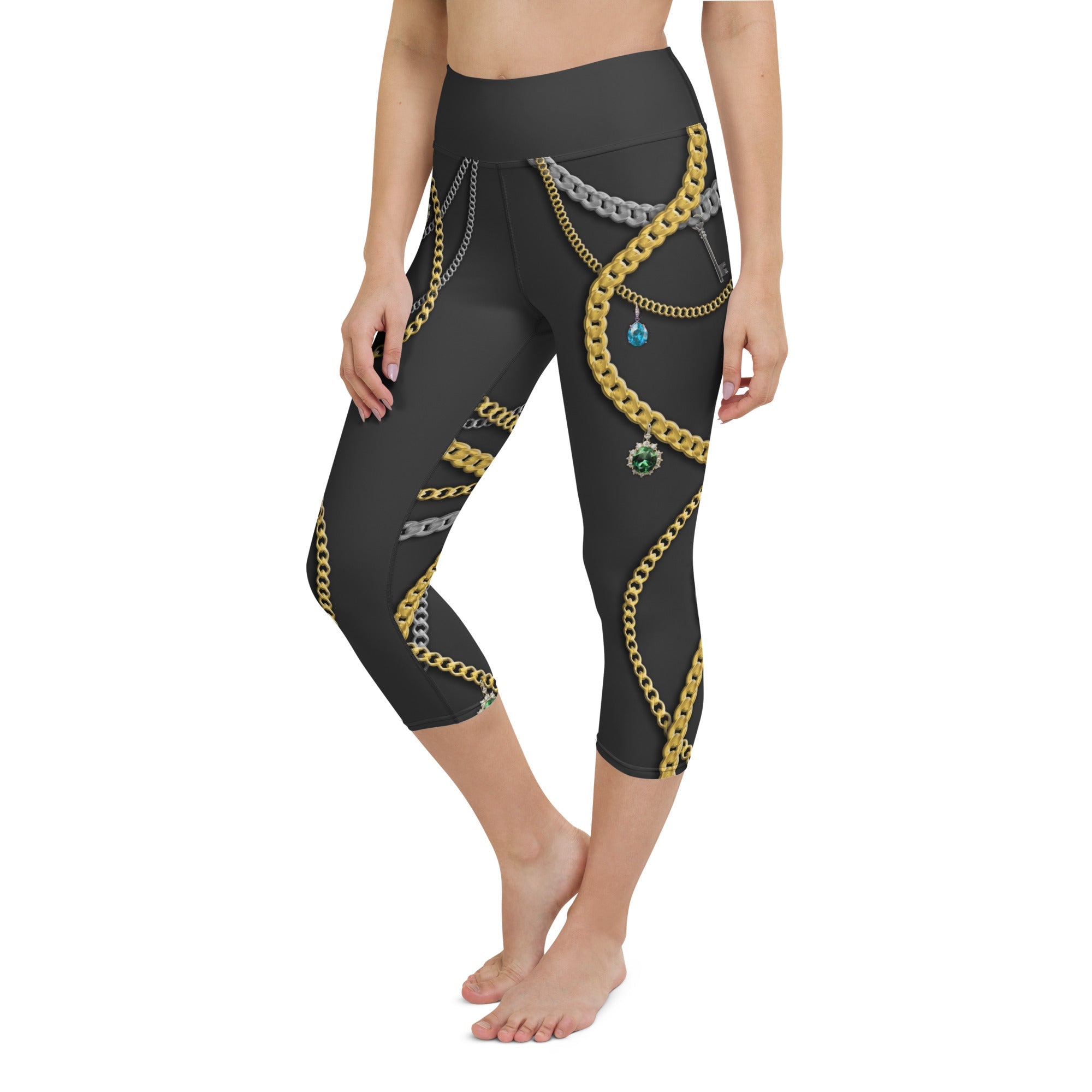 Fancy Chains Yoga Capris