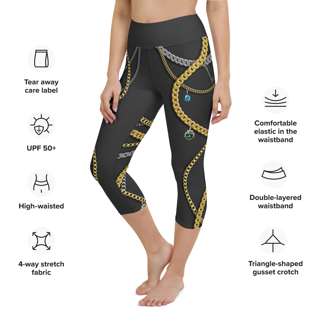 Fancy Chains Yoga Capris