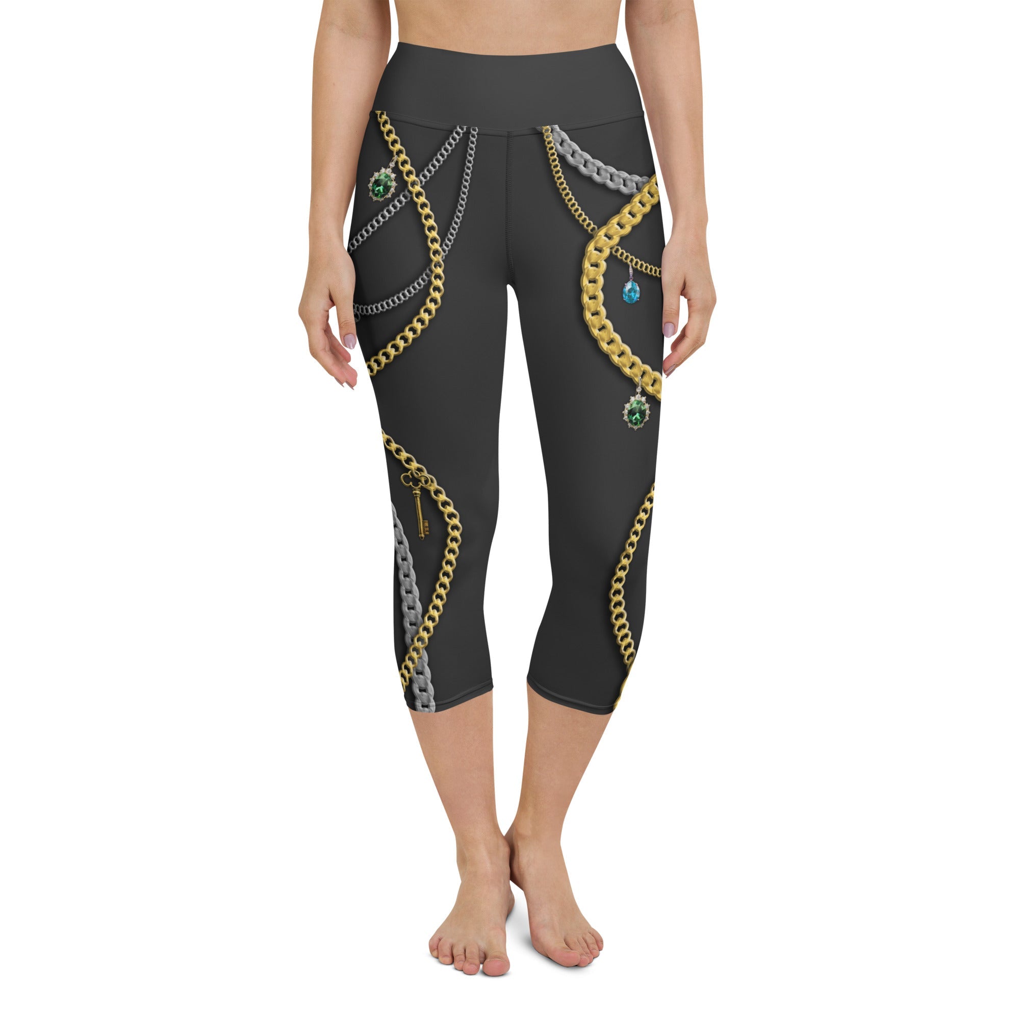 Fancy Chains Yoga Capris