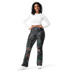 Faux Rhinestone Christmas Flare Leggings