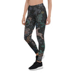 Faux Rhinestone Christmas Leggings