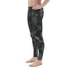 Faux Rhinestone Christmas Men's Leggings