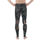 Faux Rhinestone Christmas Men's Leggings