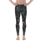 Faux Rhinestone Christmas Men's Leggings