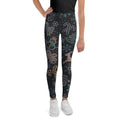Faux Rhinestone Christmas Youth Leggings