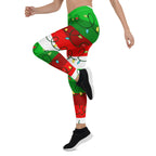 Festive Christmas Lights Leggings