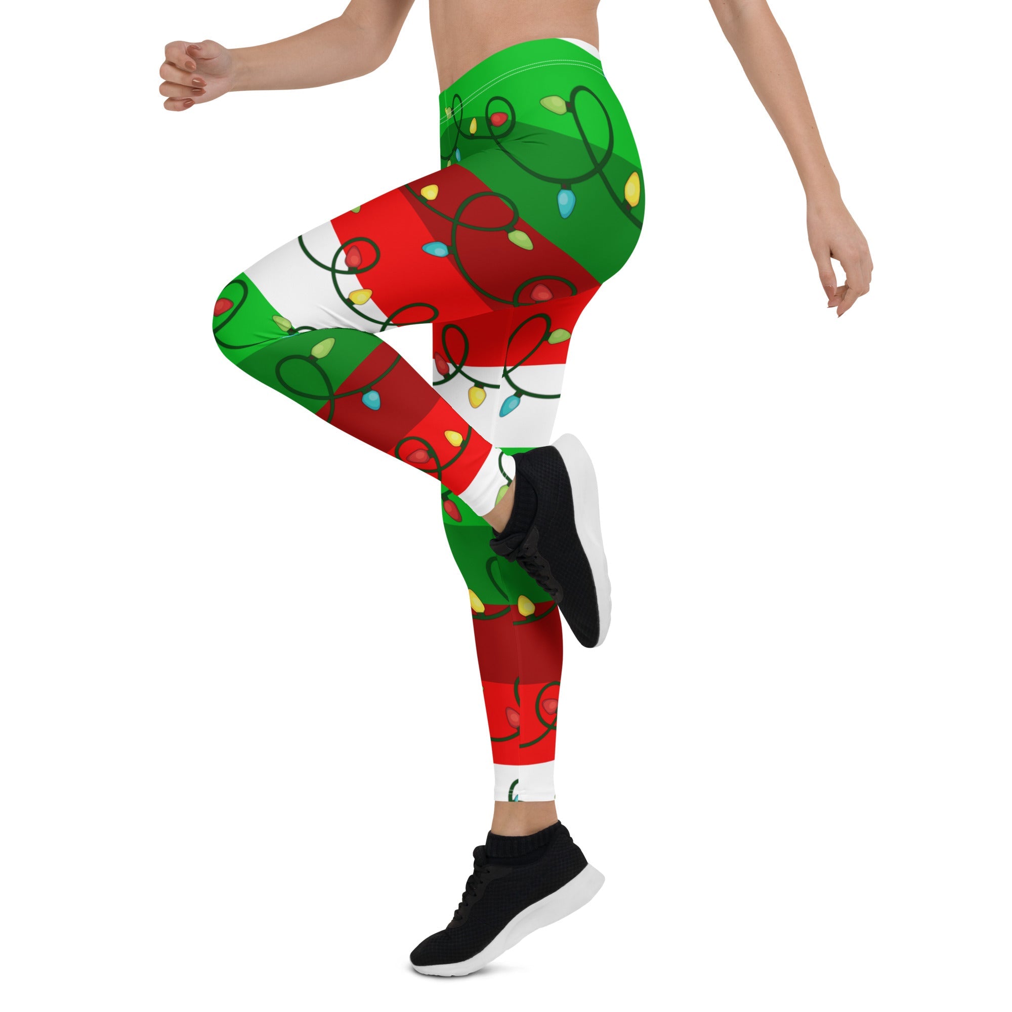 Festive Christmas Lights Leggings