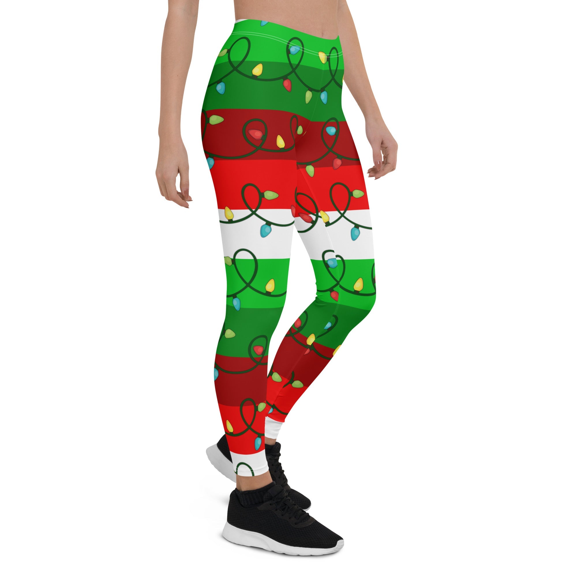 Festive Christmas Lights Leggings