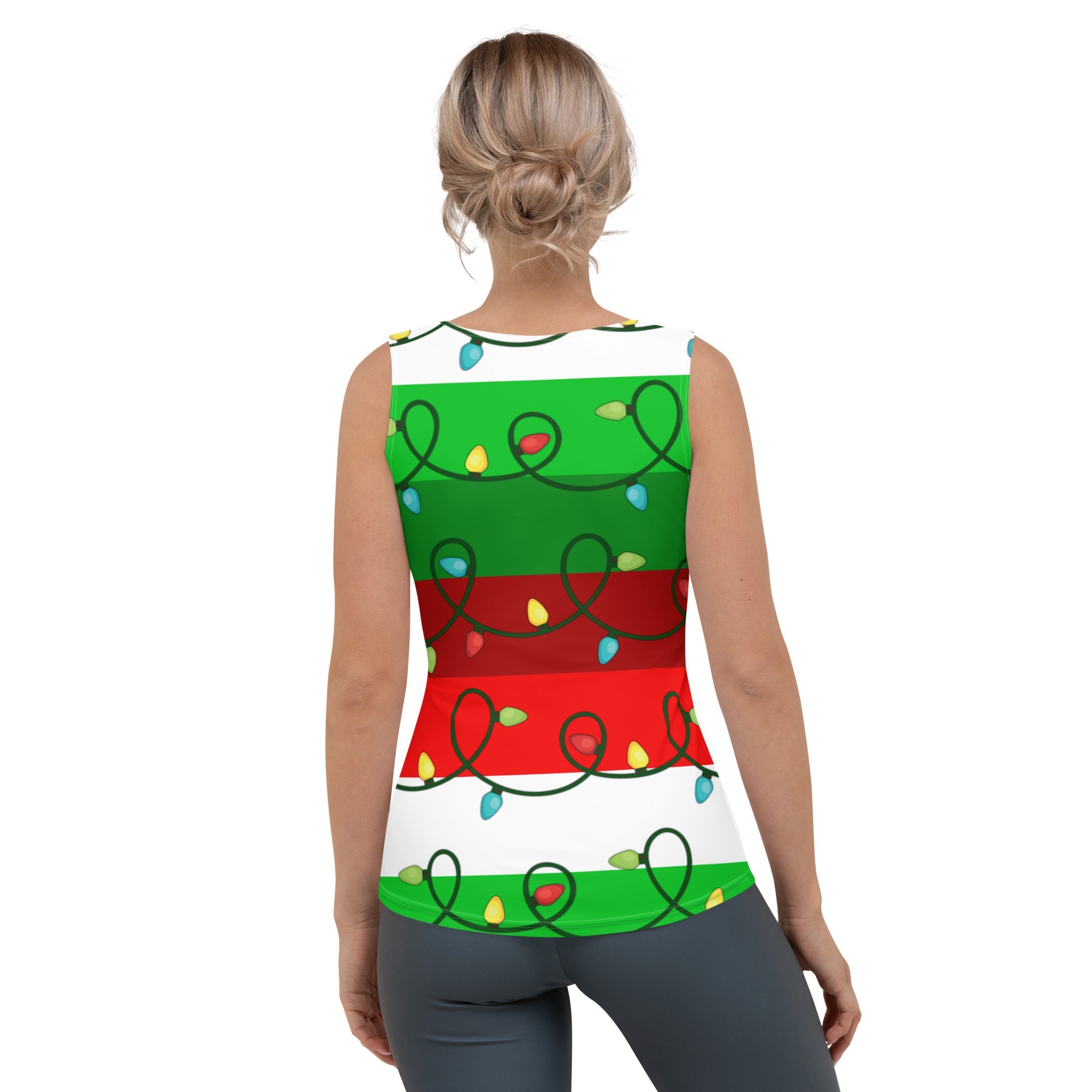 Festive Christmas Lights Tank Top