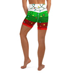 Festive Christmas Lights Yoga Shorts