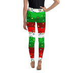 Festive Christmas Lights Youth Leggings