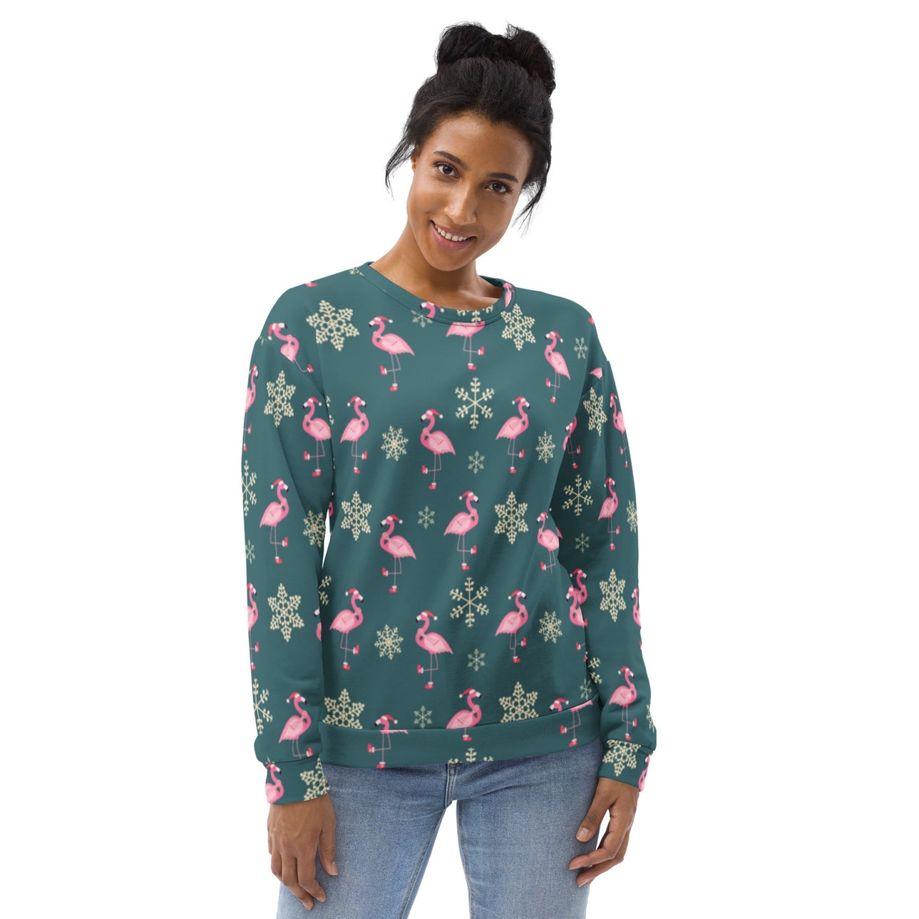 Festive Flamingos Sweatshirt