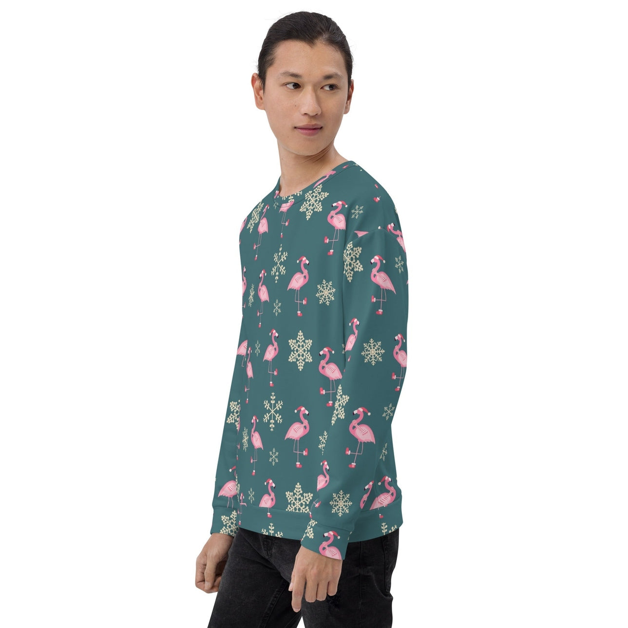 Festive Flamingos Sweatshirt