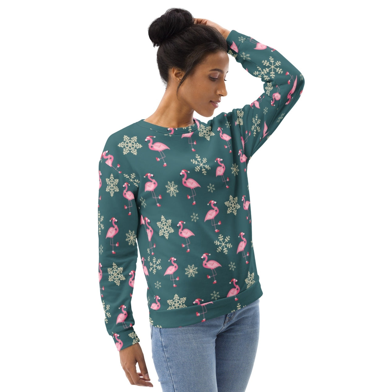 Festive Flamingos Sweatshirt