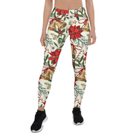 Festive Floral Delight Leggings