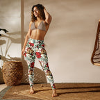 Festive Floral Delight Yoga Leggings
