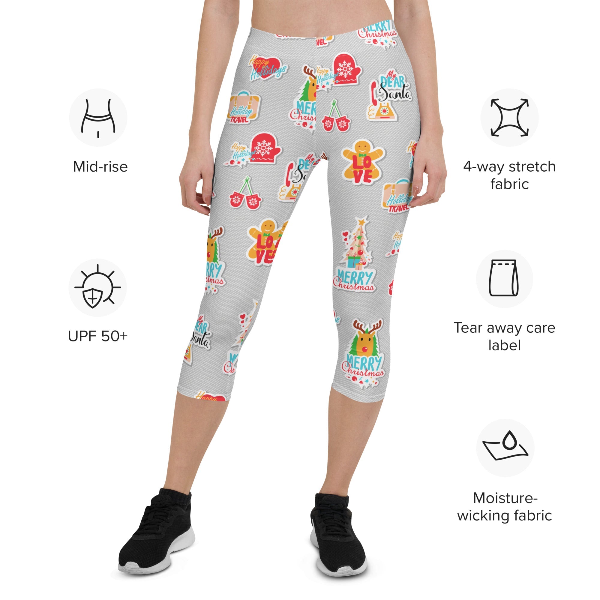 Festive Stickers Capris