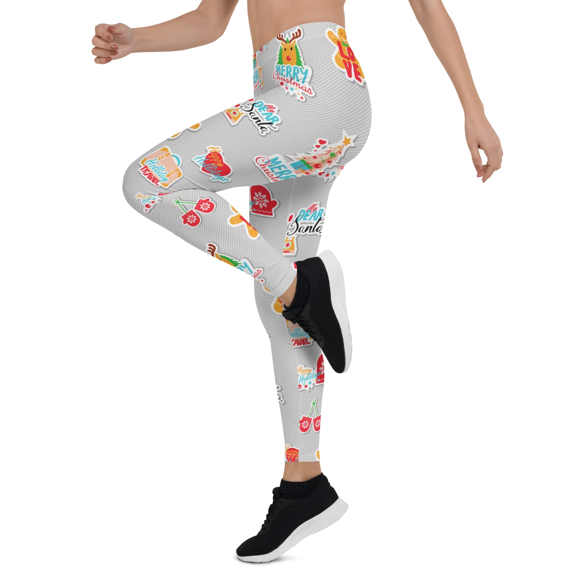 Festive Stickers Leggings