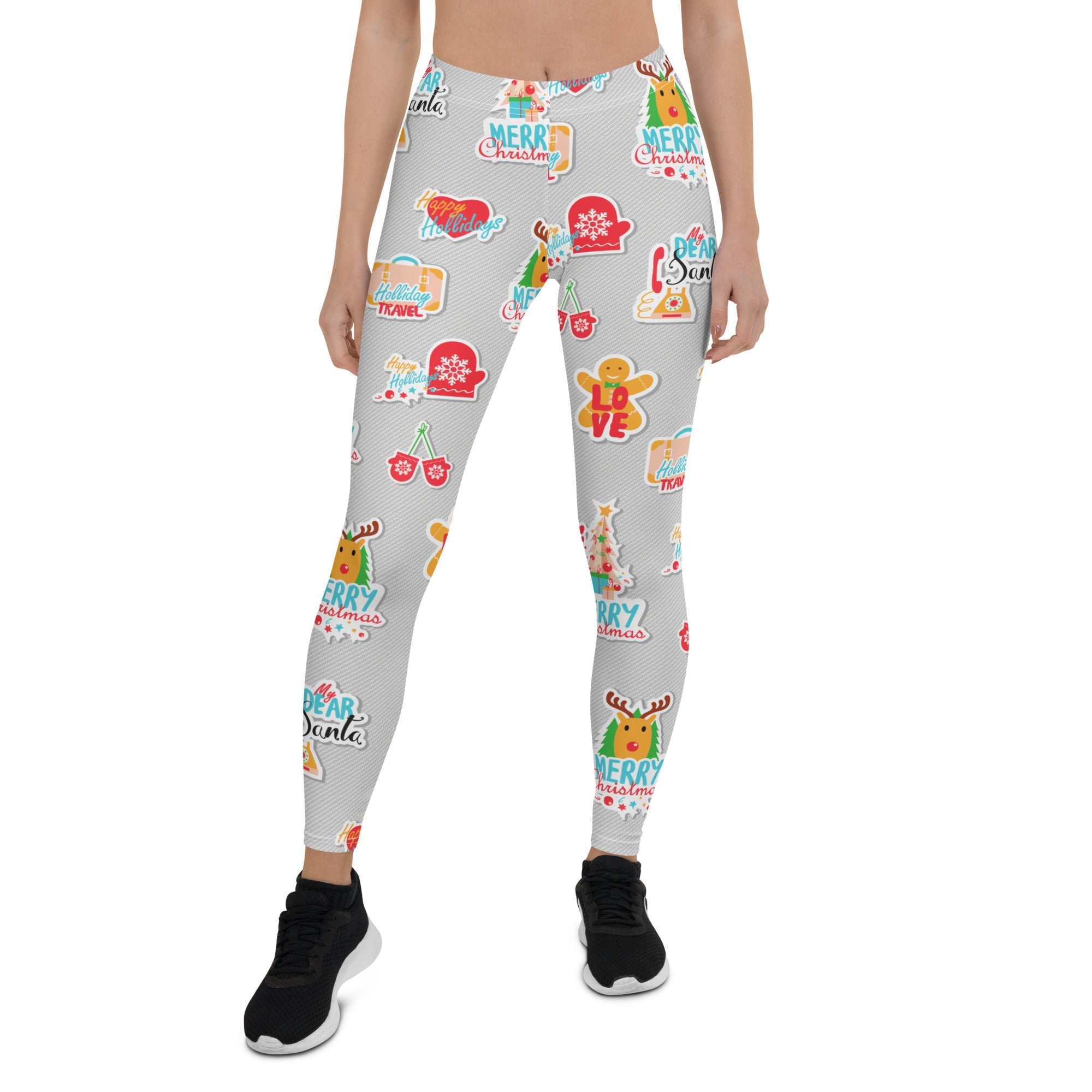 Festive Stickers Leggings