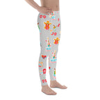 Festive Stickers Men's Leggings