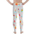 Festive Stickers Men's Leggings