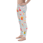 Festive Stickers Men's Leggings